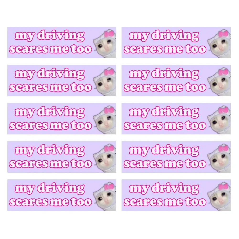 Наклейки на автомобиль с надписью My Driving Me