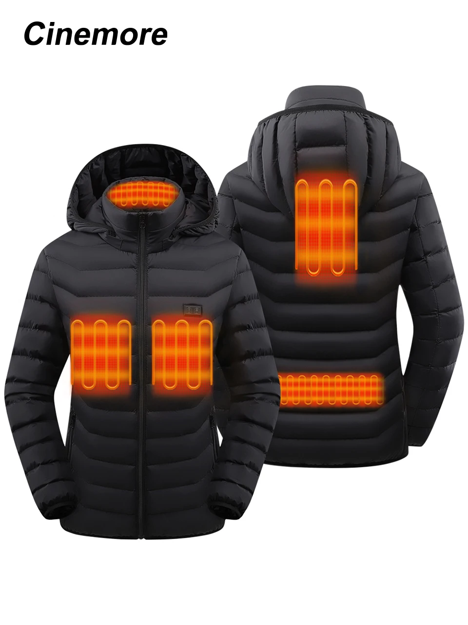 Cinemore Зимний женский термопуховый жилет Классический дизайн на молнии для