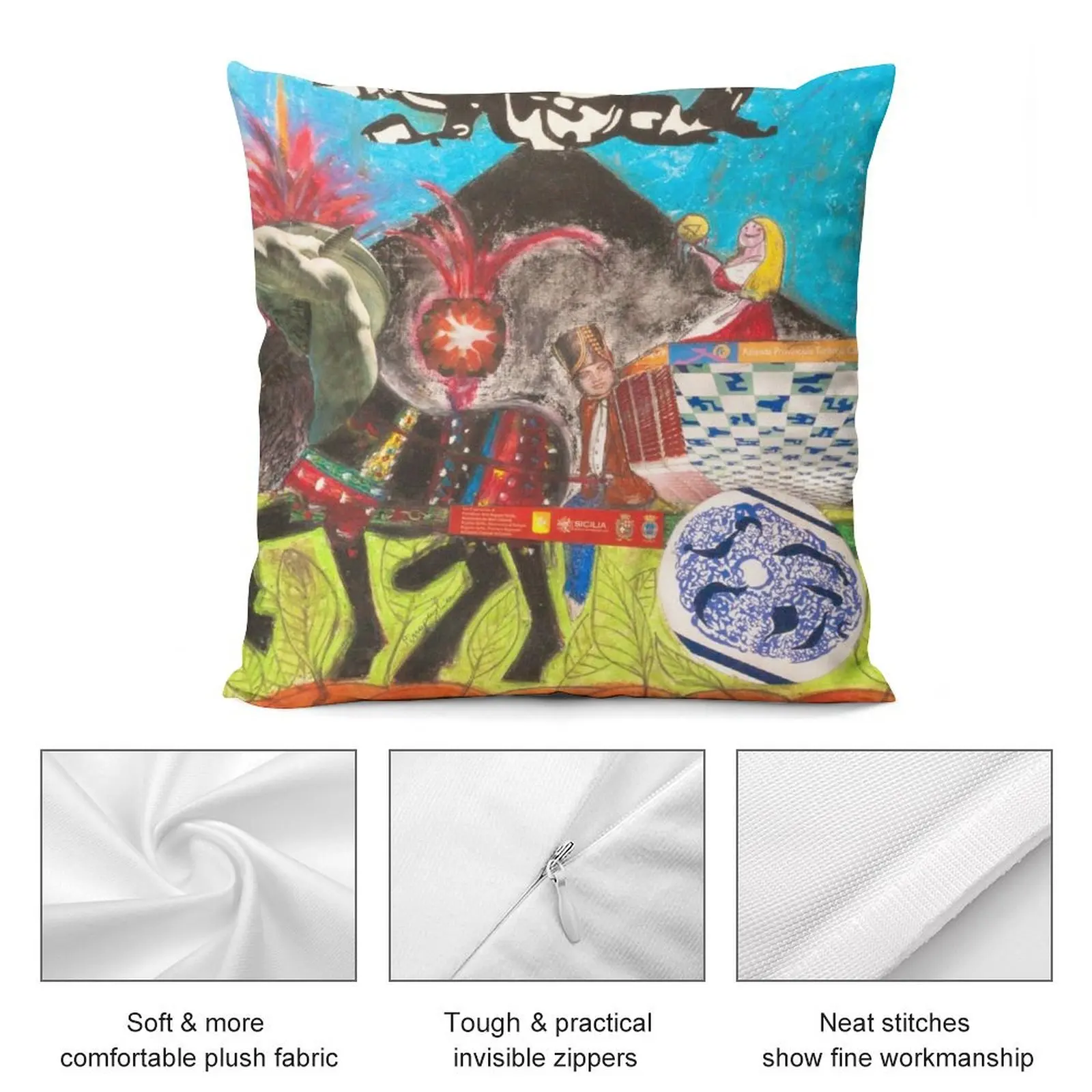 Подушка Il carretto siciliano lɾtna e декоративная подушка