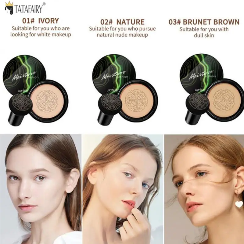 

BB Air Cushion Mushroom Head CC Cream Bb Cream Concealer Foundation Cream Brighten Skin Tone Beauty Foundation Cream Cosmetic