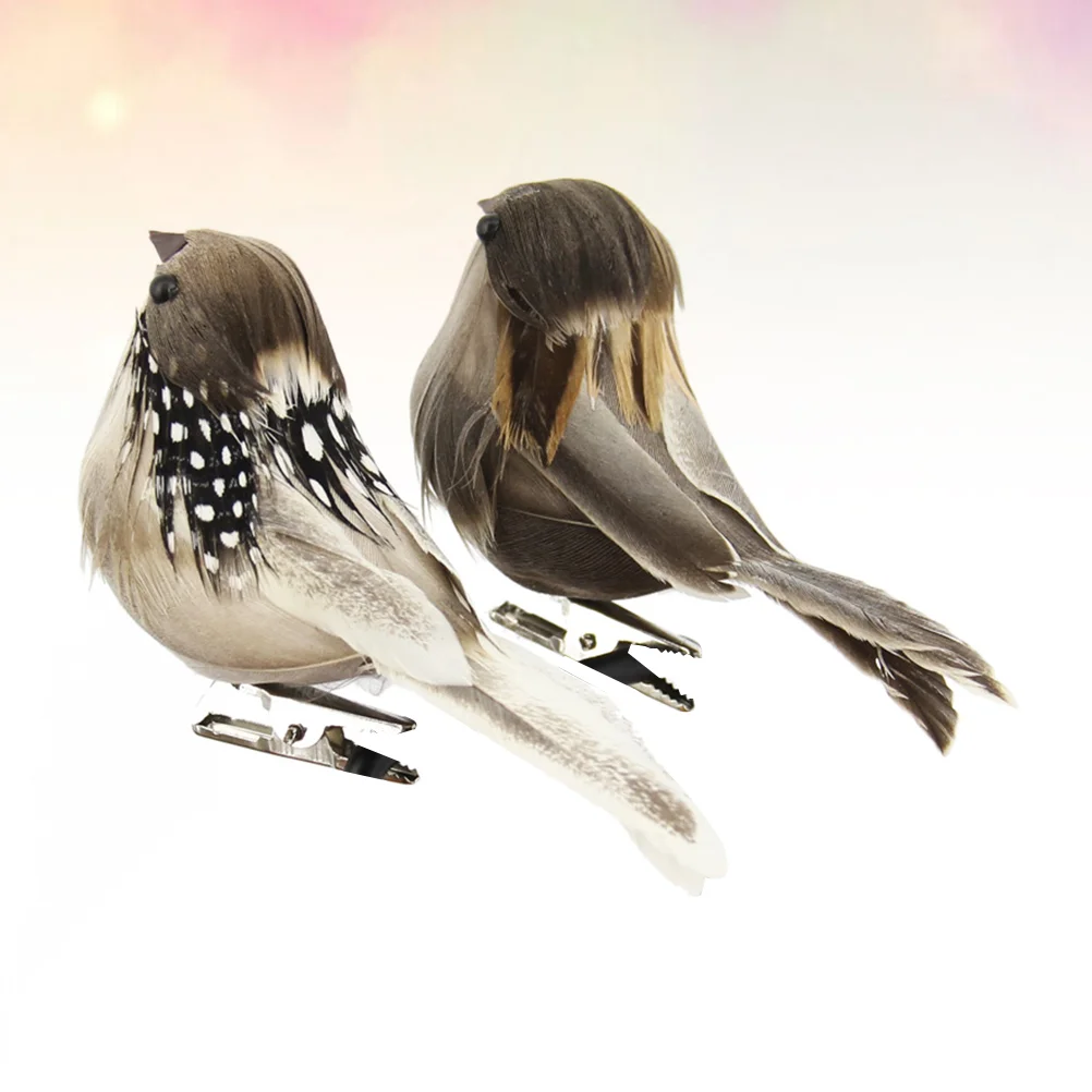 

Birds Bird Decor Artificial Fake Feathered Foamornament Simulation Ornaments Props Decoration Decorations Crafts