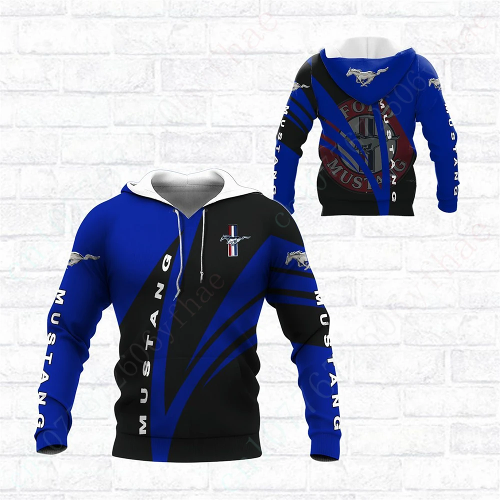 

Mustang Harajuku 3D Printing Sweatshirt Essentials Pullover Casual Hoodies For Men Women Unisex Clothing Anime Zip Hoodies