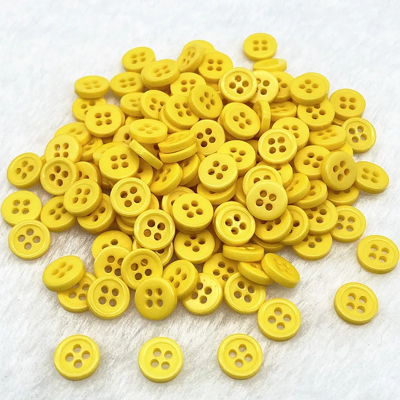 50 шт. круглые пуговицы из смолы 9 мм |