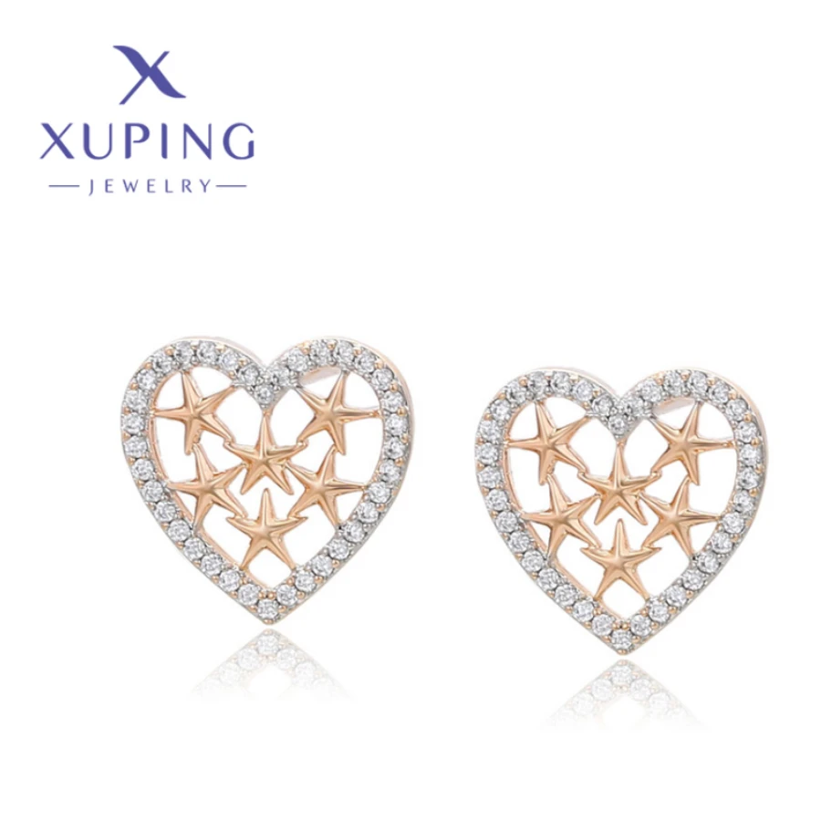 

Xuping Jewelry New Arrival High Quality Gold Color Earring for Women Engagement Gift X000688127