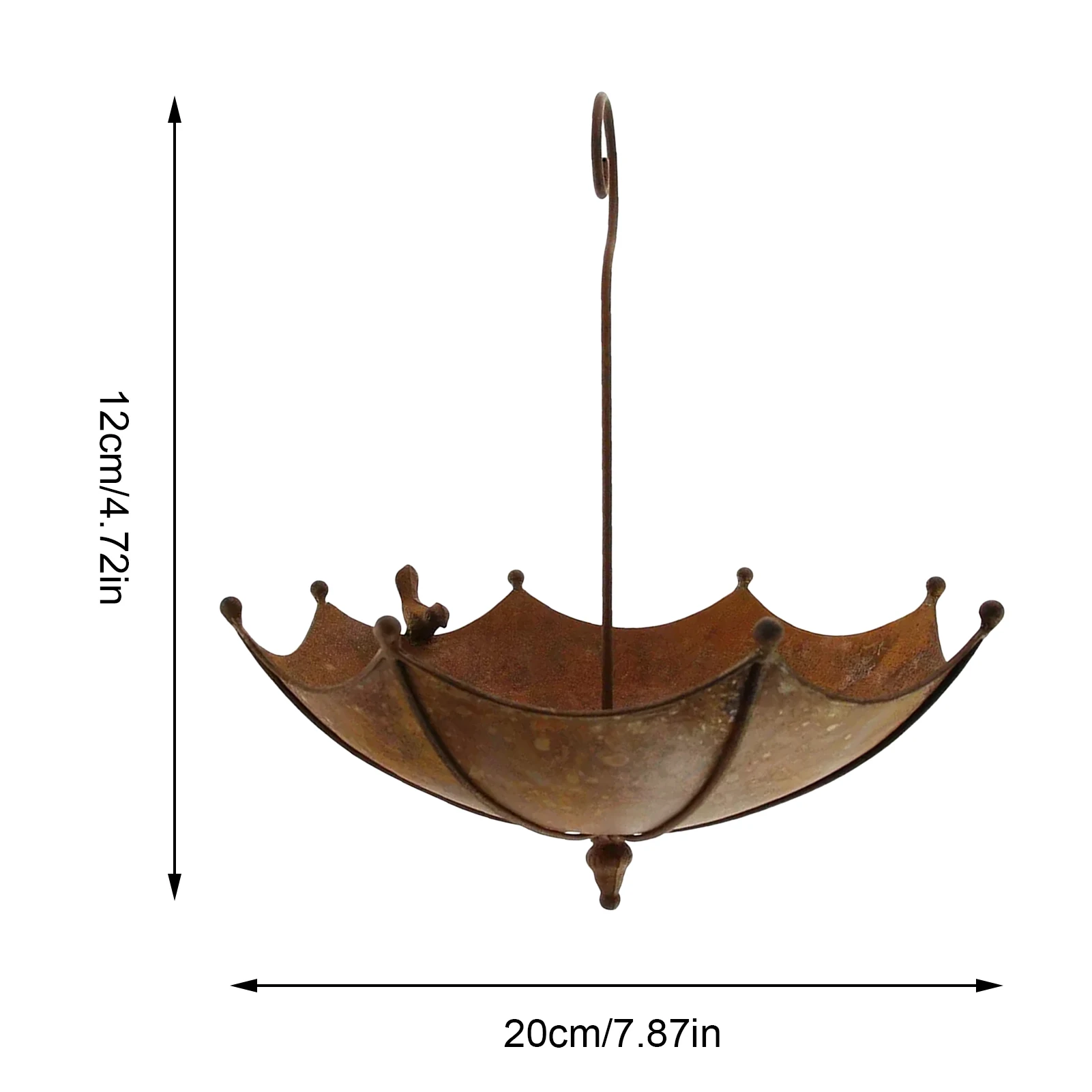Кормушка для птиц в форме зонта металлическая подставка домашних животных