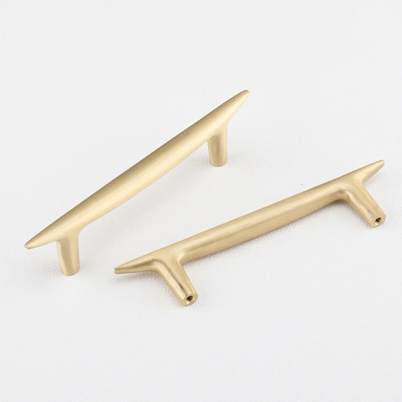 

Simple Solid Brass Cabinet Knobs Wardrobe Kitchen Cupboard Cabinet Door Handle Gold Drawer Pulls Handles for Furniture