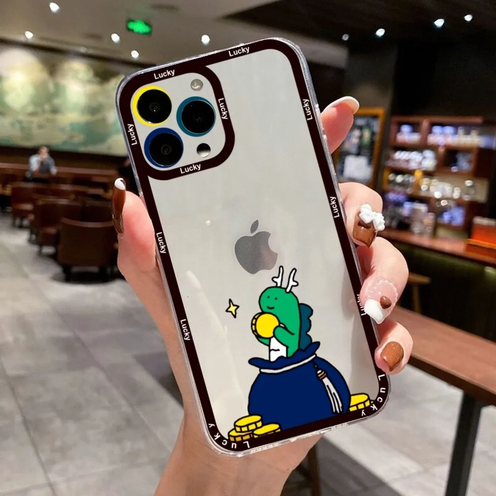Корейский мультяшный чехол для телефона J-Joguman Studio Art Для IPhone 11 12 13 14 15 Pro Promax Plus Mini 16