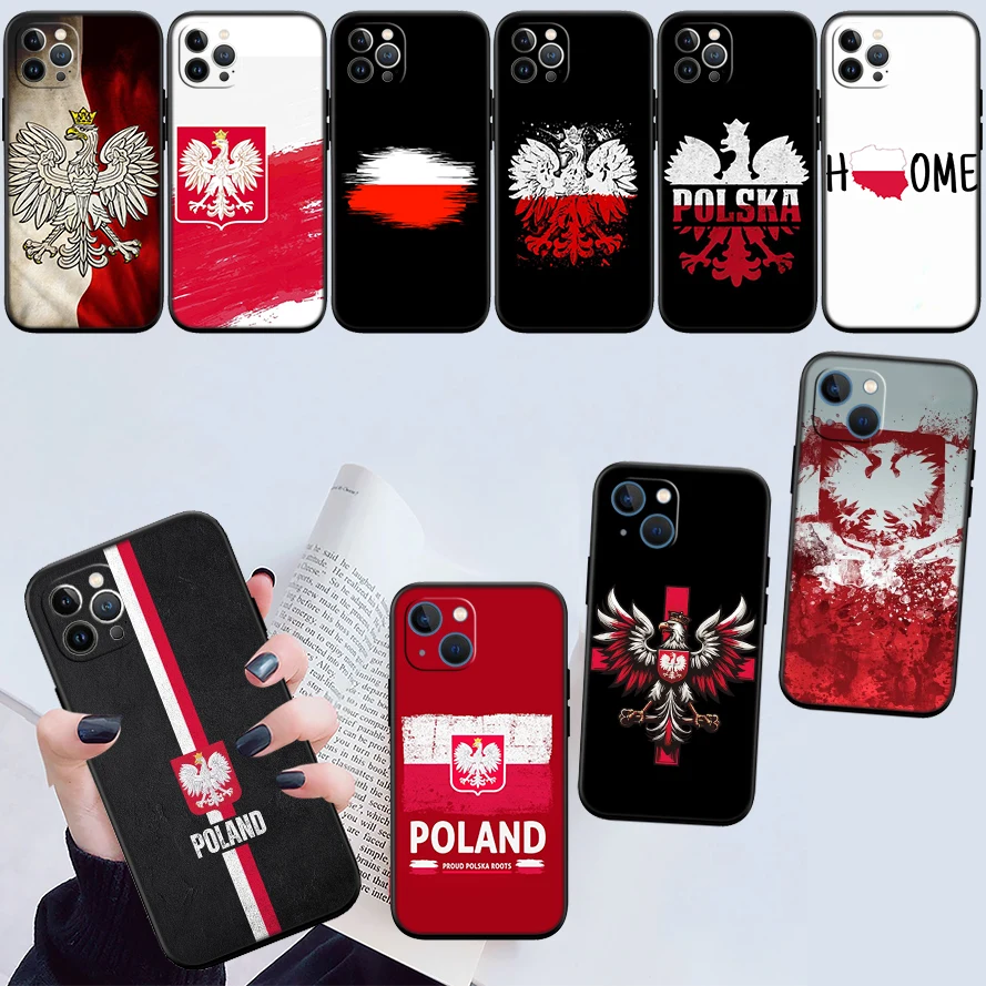 Фото Чехол с флагом Польши HY23 для Motorola Edge 60 60s 70 G86 G56 G54 E14 G04S G45 G54 G64 S30 S50 X30 X40 X50 Ultra Pro Power №2