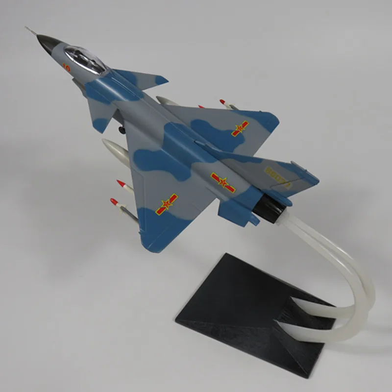 

1:72 ABS Static Simulation Fighter Aircraft model Air China J-10 Fighter Airlines Assembled airplane model Plane Blue Assembly