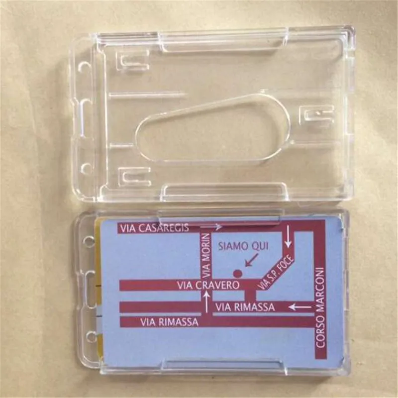 

1 шт., двойная акриловая пластиковая идентификационная карта