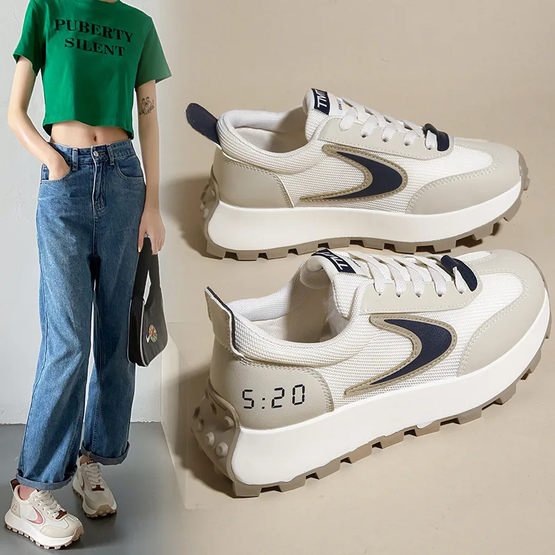 

Женские летние кроссовки для бега, роскошные Брендовые повседневные туфли для женщин, сетчатые дышащие дизайнерские розовые женские кроссовки на платформе, 2023