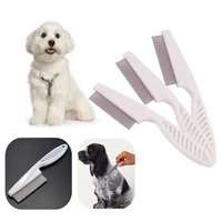 1pcs pet flea comb cleaning slicker brush stainless steel needle beauty care hair removal comb fur removal tool pet supplies