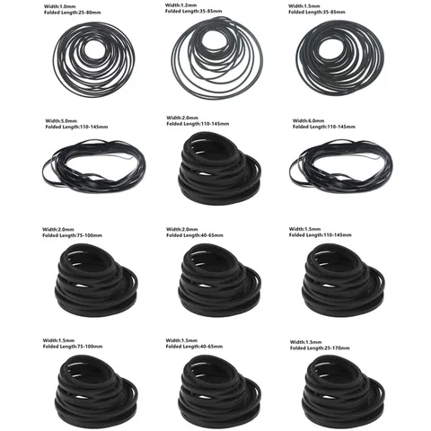 Резиновые кассетные ремни 20 шт., assorted