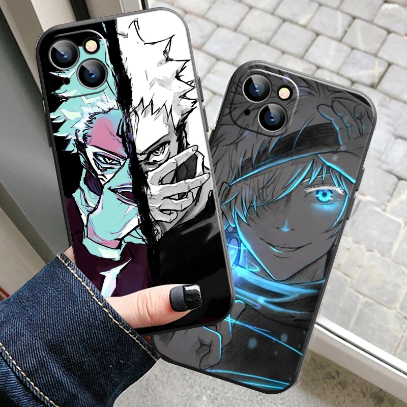 

Cartoon Jujutsu Kaisen Phone Case For iPhone 13 12 11 Pro MAX 6 6S 7 8 Plus X XS XR Mini SE 2020 Back Soft Silicone Cover Funda