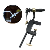 portable fly tying vise with base rotary c clamp fish tackle hook binding tool drop shipping