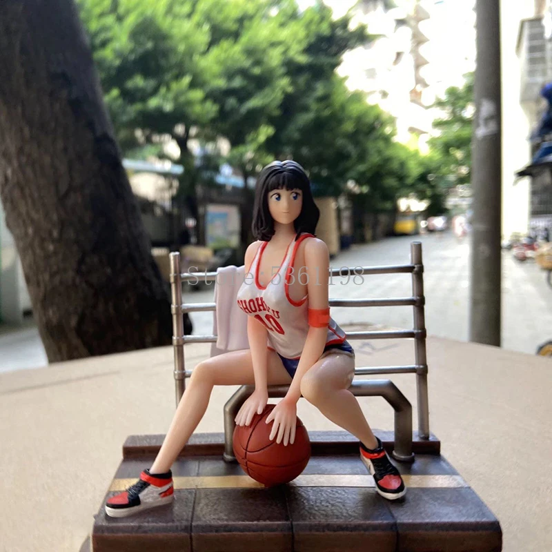 

Фигурка аниме SLAM DUNK, 14 см, GK Haruko Akagi, фигурка сидя, фигурка Haruko Akagi, Коллекционная модель для взрослых, кукла, игрушки