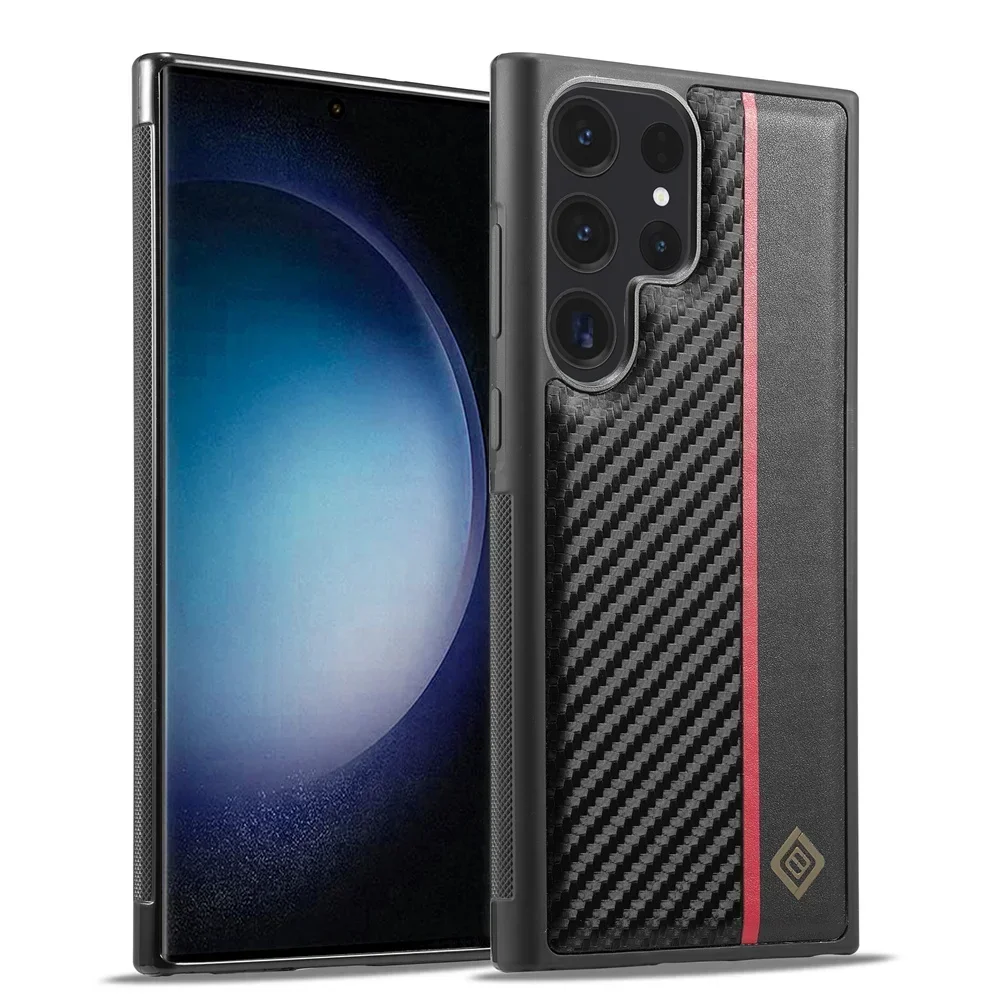 Ультратонкий Чехол Из Углеродного Волокна Для Samsung A15 A35 A55 A70 A71 A73 Note8 Ultra Plus S24 S10 S9 S8