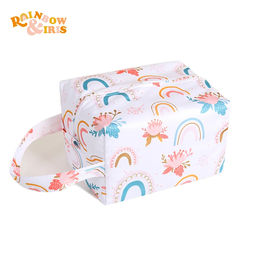

2022 New Wet Bag Reusable Waterproof Cloth Diaper Storage Bag Fashion Mommy Bag