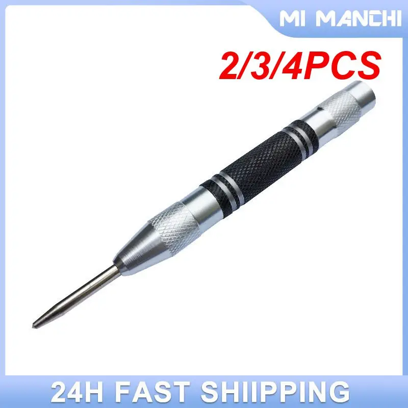 

2/3/4PCS Automatic Center Punch Versatile Spring Loaded Metal Drilling Tool Super Strong Drill Professional Precise Automatic