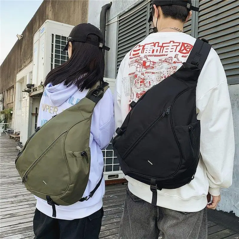 

Сумка-мессенджер для инструментов в стиле хип-хоп, Мужская модная брендовая вместительная нагрудная сумка в японском стиле для уличного сп...