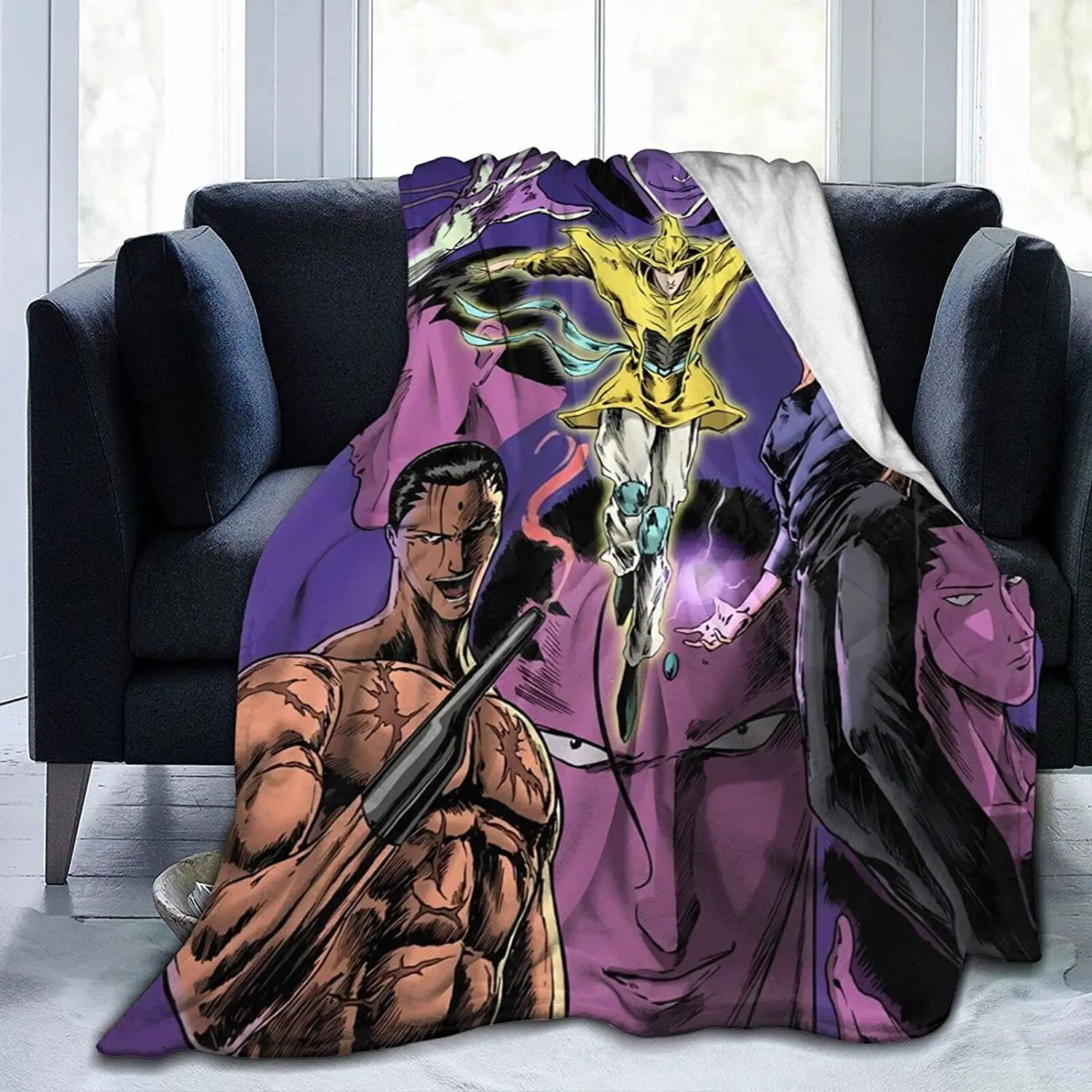 

Shinobu Sensui Fluffy Soft and Comfortable Blanket, Anime Warm Embrace of Sympathy