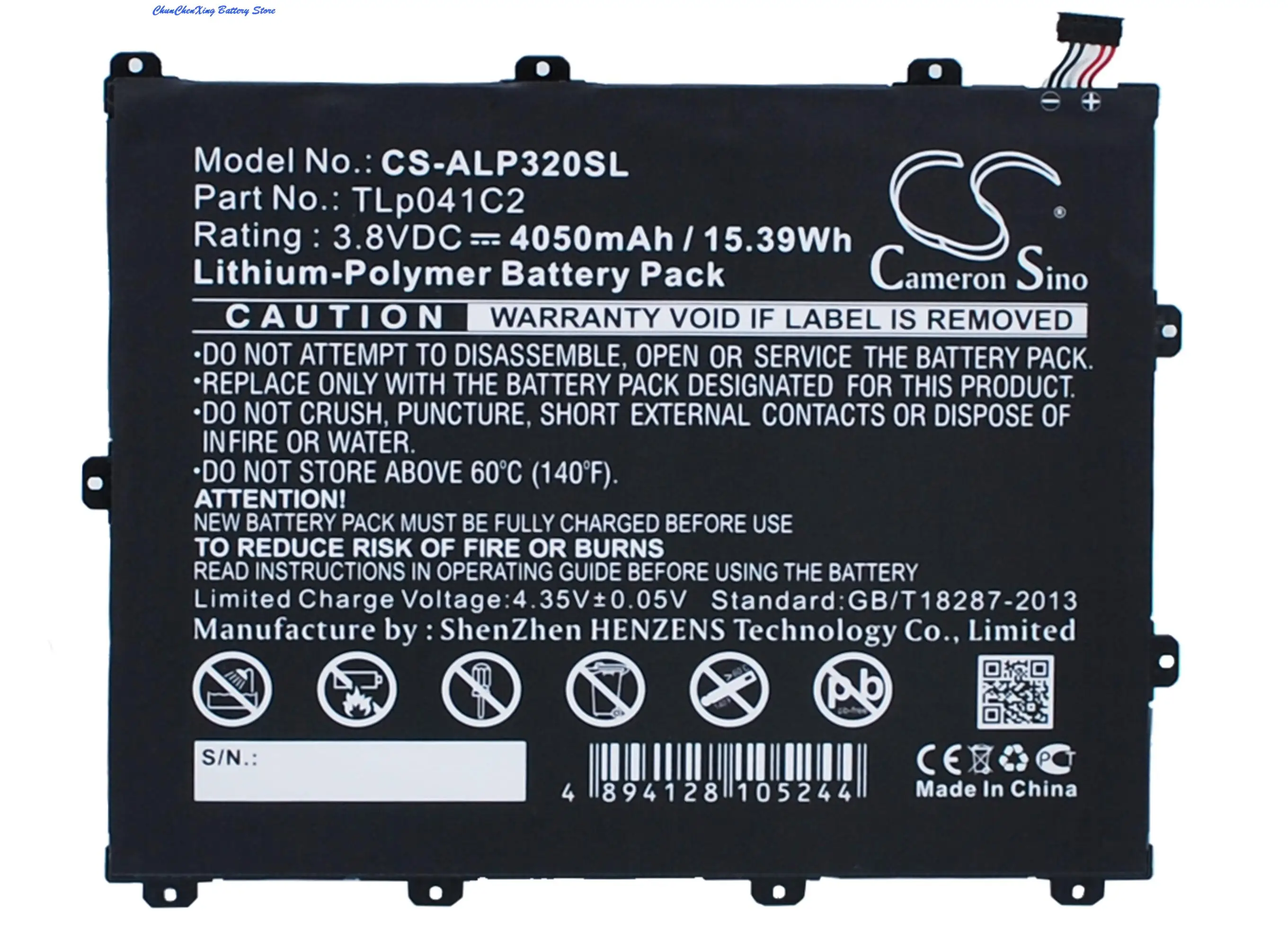 

Cameron Sino 4050 мАч аккумулятор TLp041C2 для Alcatel One Touch Hero 8,POP 8, OT-9020A, OT-D820X, OT-P320X, Φ, P320A, Trek HD
