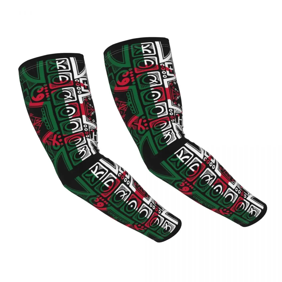 

Algerian Flag With Yaz Amazigh Roots Proud Algerian Berber Sun UV Protection Arm Sleeves Men Women Sports Tattoo Cover Up
