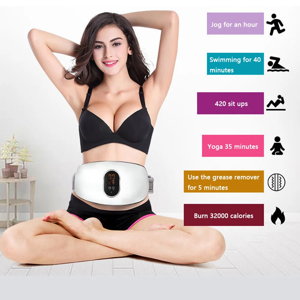 

Electric Slimming Machine Weight Loss Lazy Artifact Belly Thin Waist Belt Slimming machine weight loss lazy big belly full body