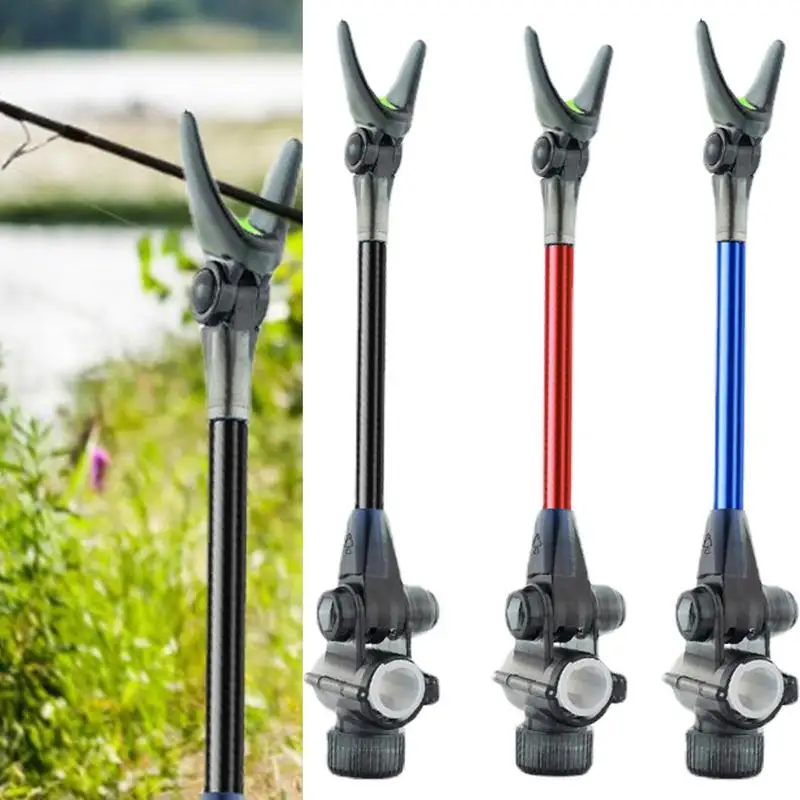 

Телескопический кронштейн из нержавеющей стали, держатель для удочки, 3 секции, поддержка подставки, Рыболовный инструмент, складной рыболовный прибор