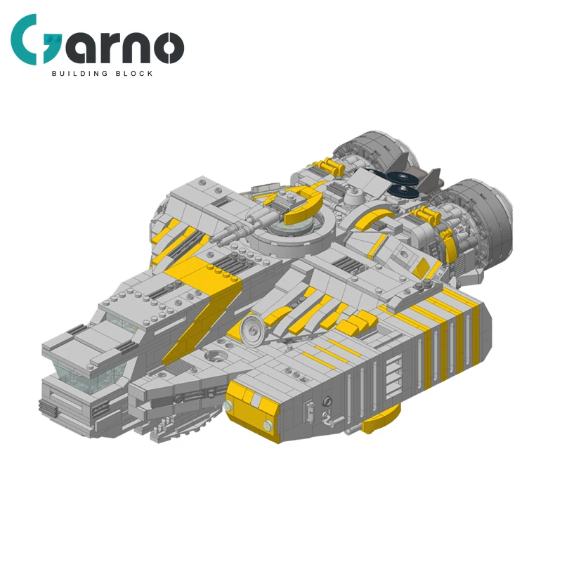 

Moc Space Wars Transport Ship XS Classic Movie Spaceship Blocks Assembled Model Military Weapon Space Combat Kids Toy Gift