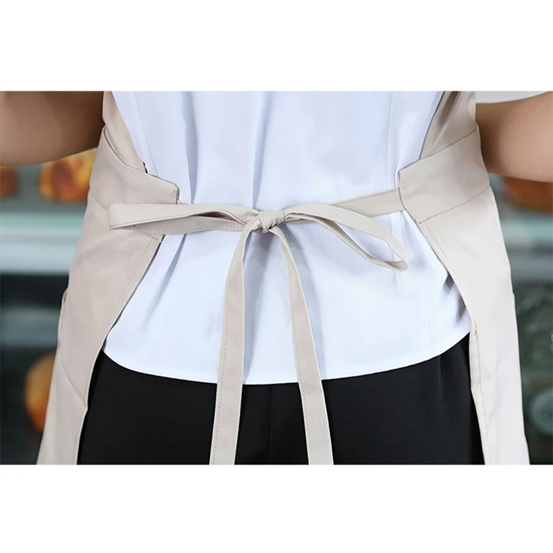 Официантка для отеля ресторана Женский фартук платье с карманом