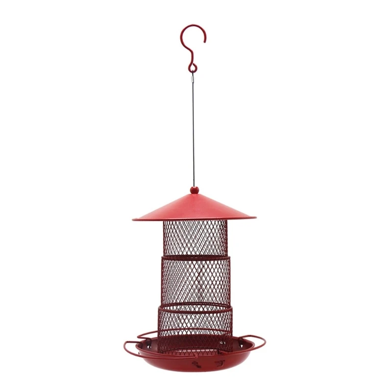 

2023 New Pet Bird Feeder Outdoor Hanging Pet Dispenser Multiple Hole Bird Feeder Automatic Feeding Tool for Flying Animals