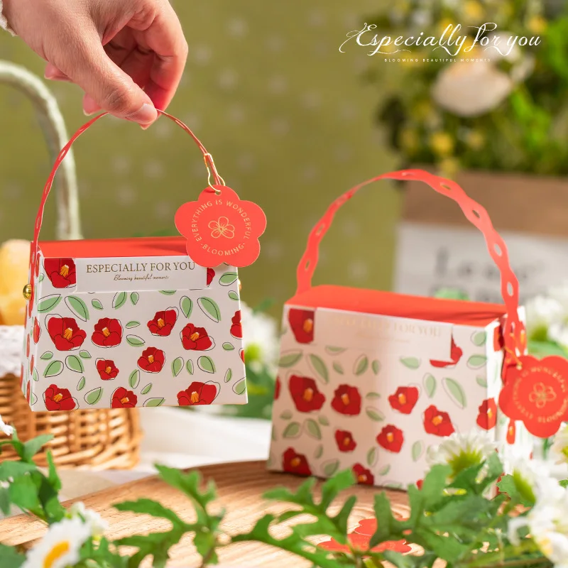 

5 шт., портативные подарочные коробки для конфет