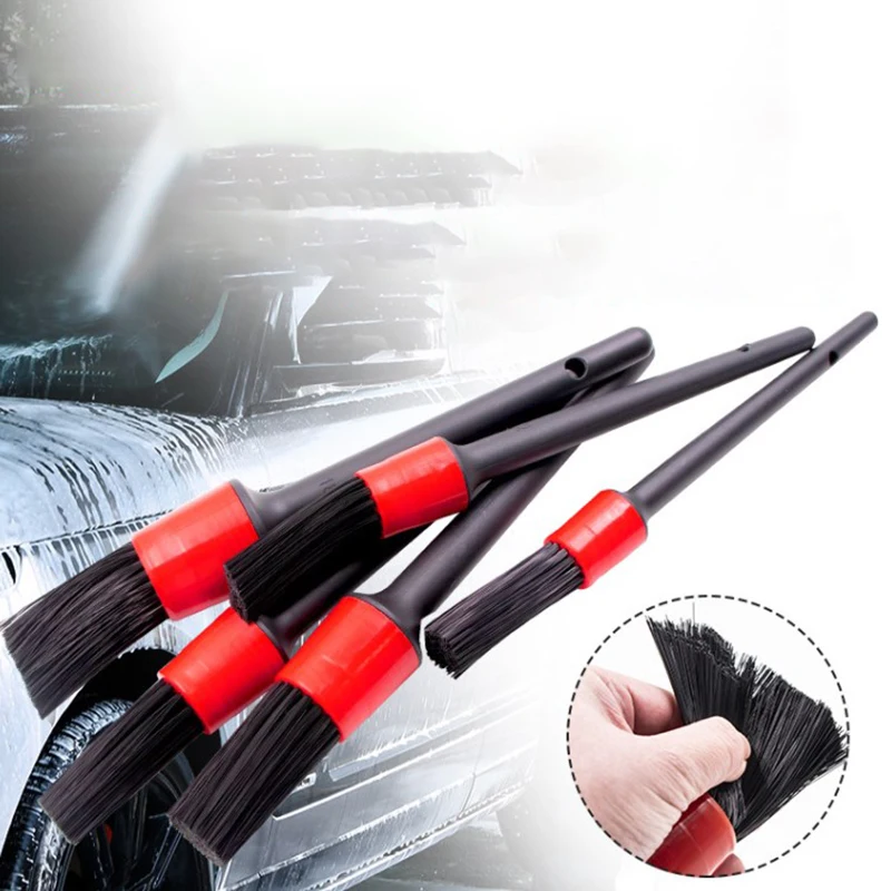 

10PCS/set Car Detailing Brushes Cleaning Brush Set Cleaning Wheel Tire Interior Exterior Leather Air Vents Car Cleaning Kit Tool
