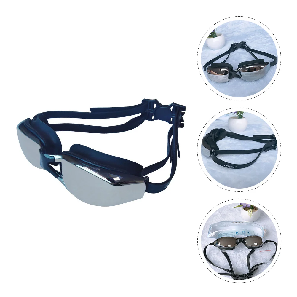 

1 Pair Myopia Swimming Goggles Anti-fog Professional Swim Glasses for Men