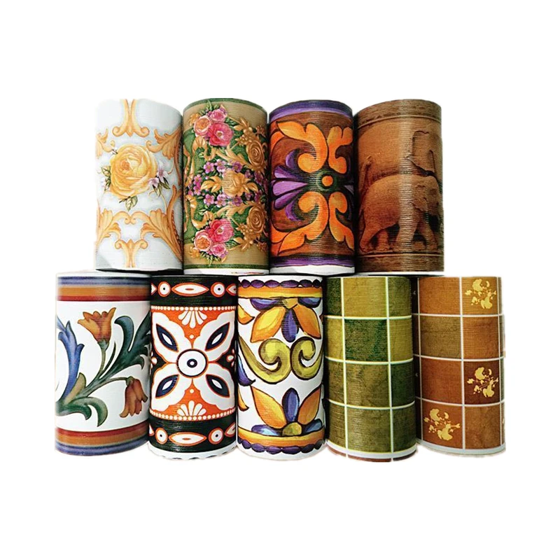 10m Wall Decoration Skirting Line Bathroom Home Decals for Furniture PVC Waterproof Tile Plane Sticker |