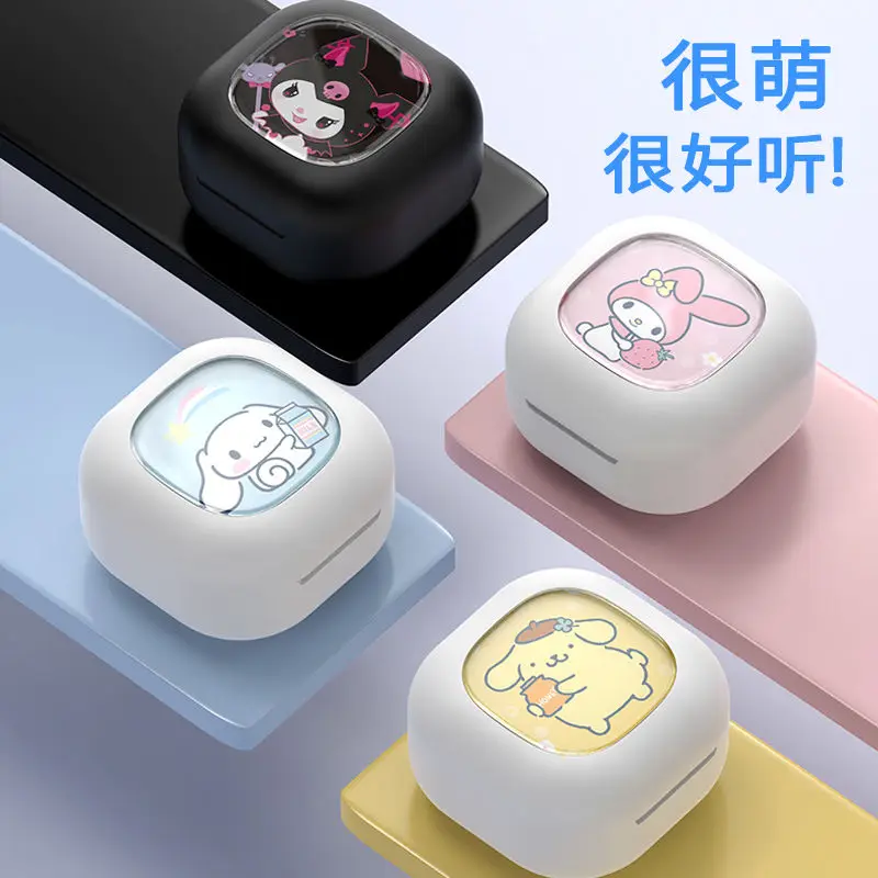 Новая беспроводная мини-гарнитура Sanrio с шумоподавлением Kuromi My melody Cinnamoroll