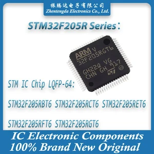 STM32F205RBT6 STM32F205RCT6 STM32F205RET6 STM32F205RFT6 STM32F205RGT6 STM32F205R STM32F205 STM32F STM IC MCU Chip LQFP-64