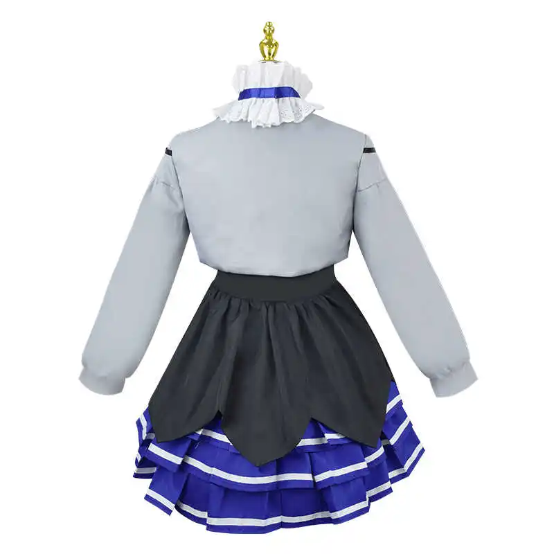 Dokibird Косплей Аниме виртуальный YouTuber костюм VTuber Ретро Doki платье JK пальто униформа