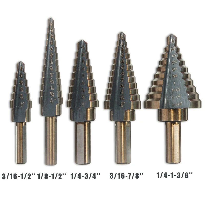 Рисунок 2 - Набор ступенчатых Сверл из быстрорежущей