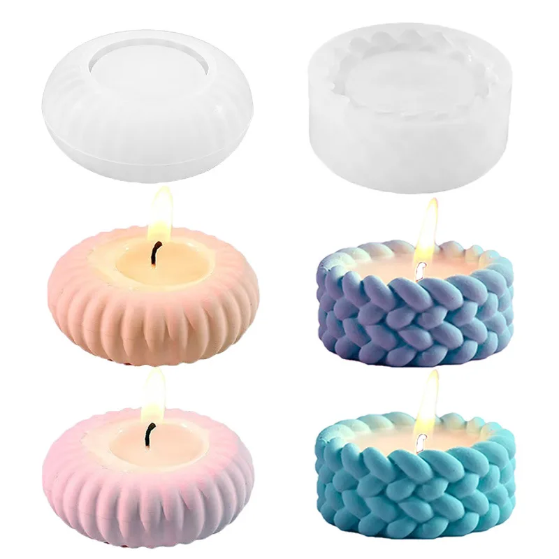 Силиконовая форма сделай сам для хранения свечей в овальной полосе