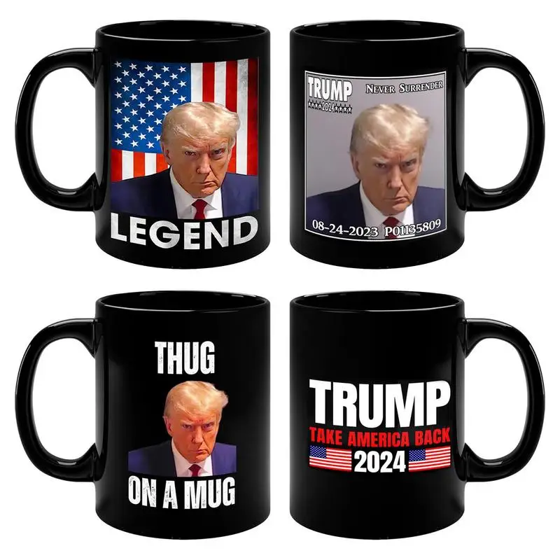 

Trump Coffee Mugs Ceramic Donald-Trump Coffee Tea Cups Drinkware Gift Printed Picture Cup For Tea Coffee Tea Easy Grip Mugs