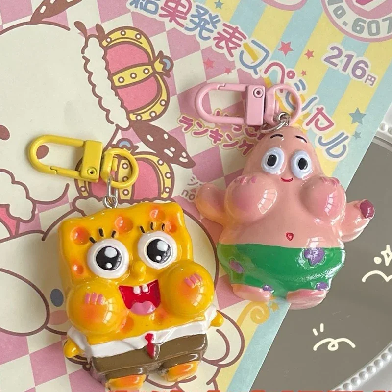 Губка Боб Патрик искусственный Мультфильм Аниме Рюкзак Подвеска девочка милый