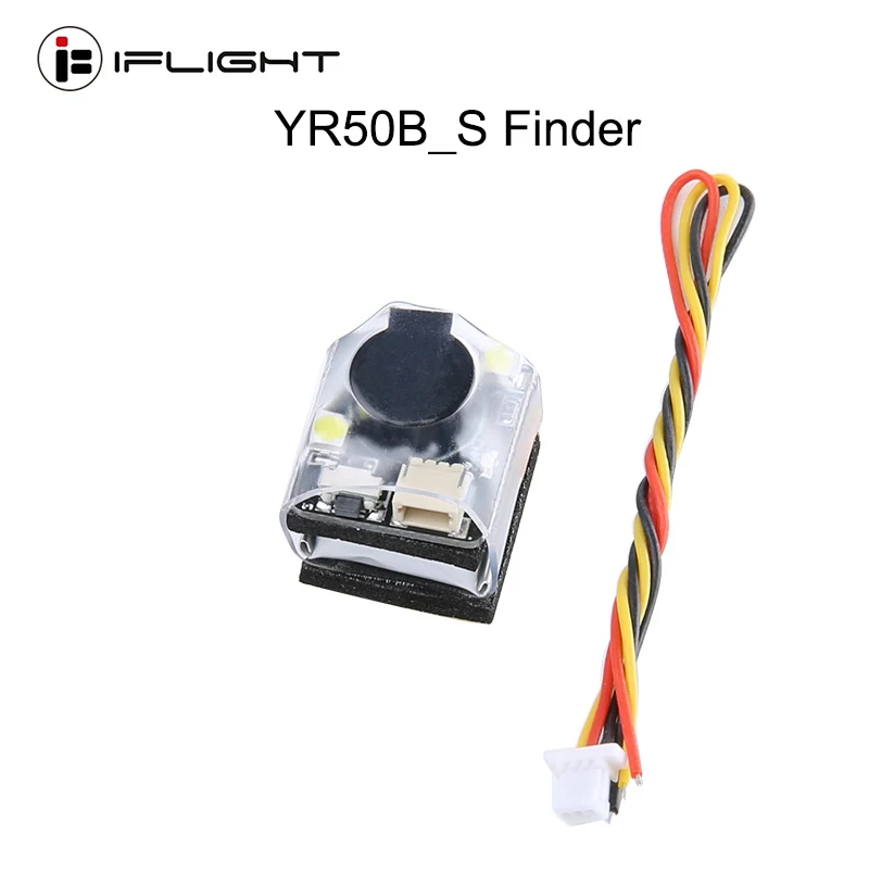 

IFlight YR50B_S Finder Buzzer 100dB BB ring LED light alarm 100 decibels programmable BF F7 for FPV quadcopter and RC Airplane