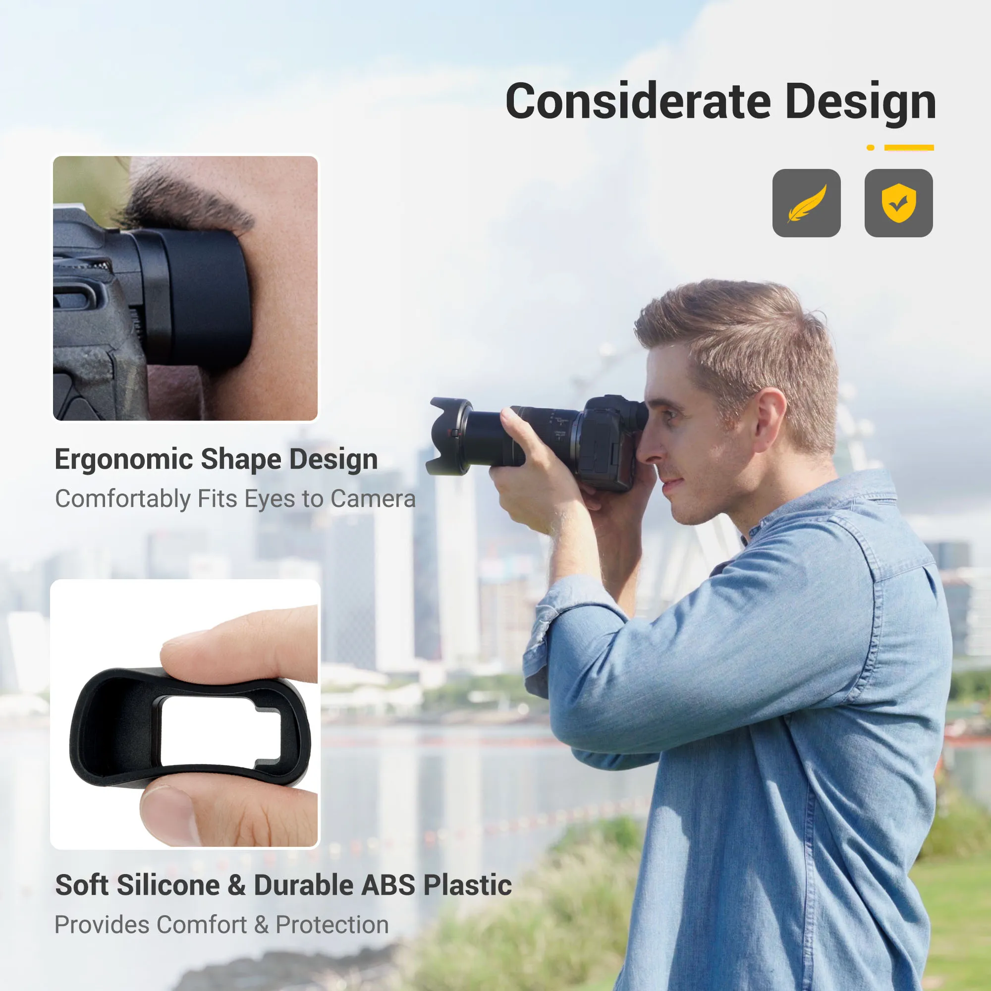 Окуляр для видоискателя EOS RP мягкий силиконовый увеличенный объектив камеры