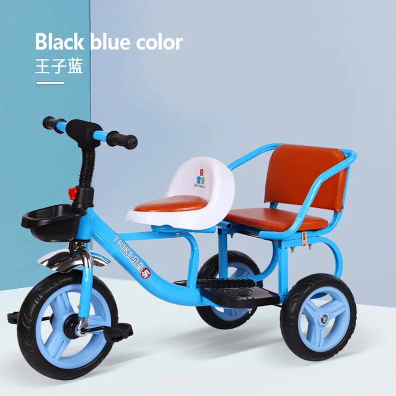 

Children's Double Tricycles Bicycles Baby Twins Strollers New Tricycles for Children Can Ride Twin Tricycles Double Seats