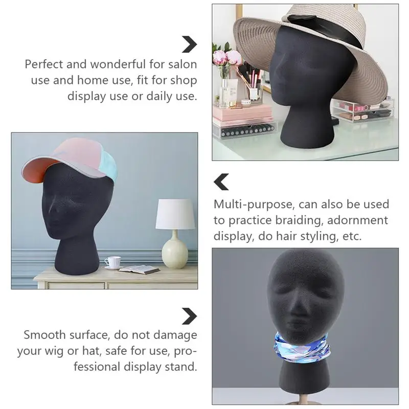 Модель головы-манекена из пенополистирола 1 шт. женская головка аксессуары для