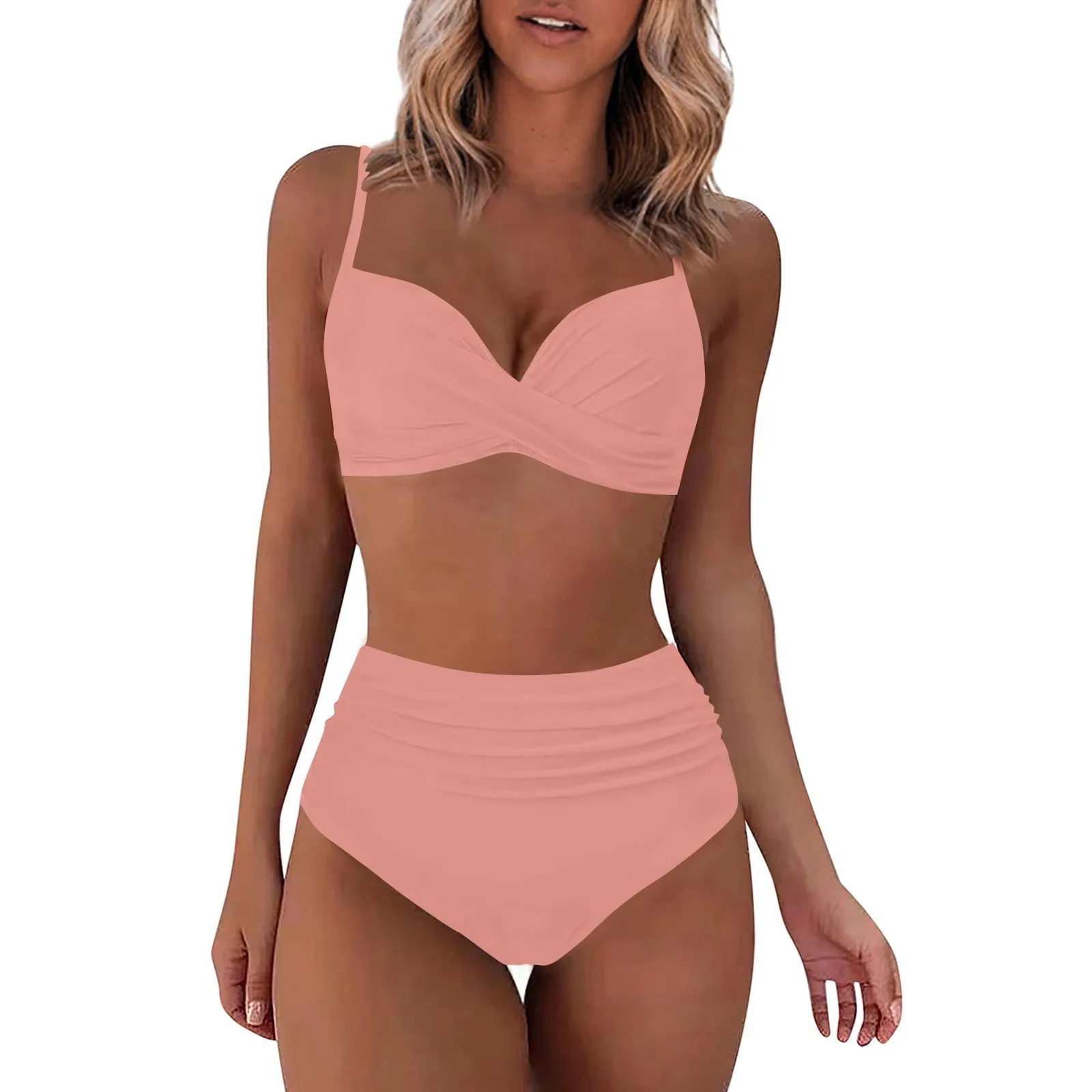 

Women Sexy Mesh Beach Dress Blackless Biquini Slim Fitting Low Waist Solid Color Swimsuit Push Up Two Pieces Brazilian Swimwear