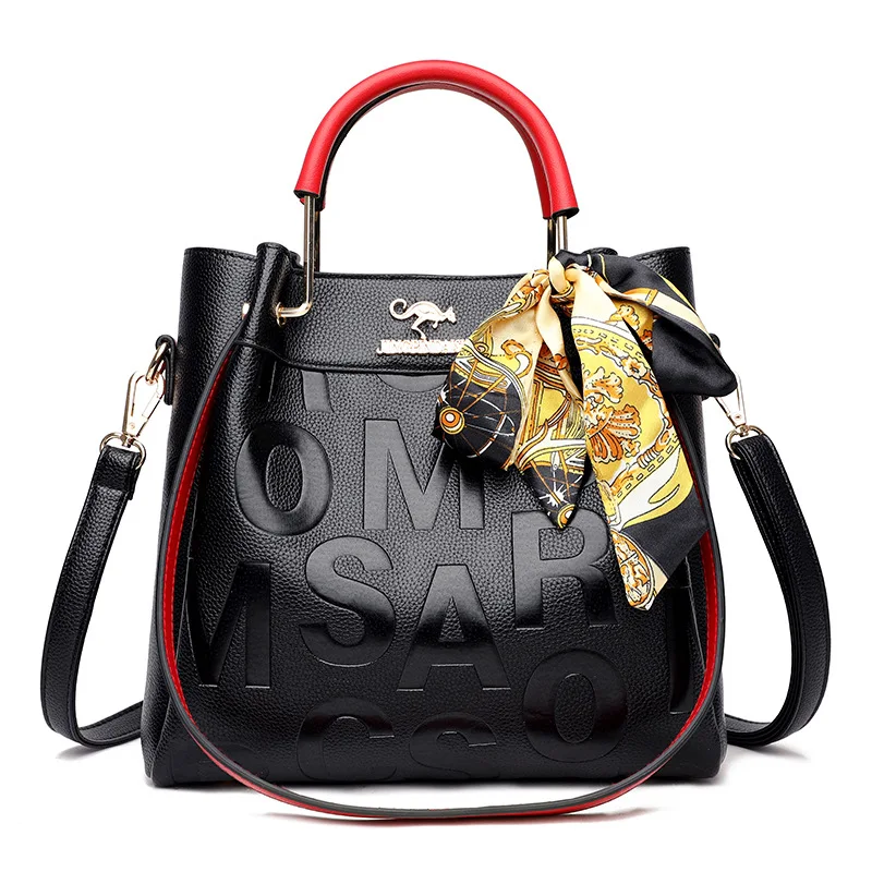 

Женская сумка в стиле ретро, новая трендовая дамская сумочка большой вместимости, сетчатая красная сумочка для пожилых людей с косым прорез...