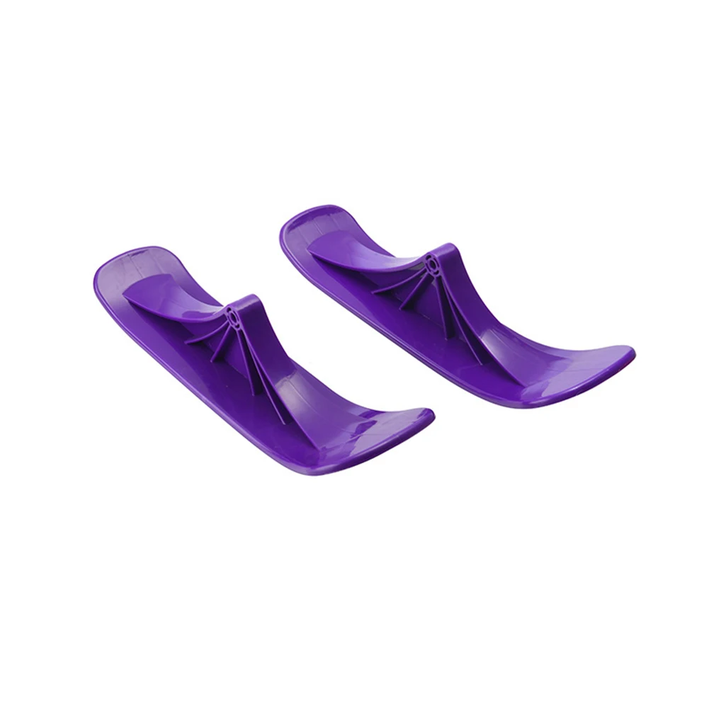 

2pcs Sled Winter Outdoor Sports Practical Ski Board Scooter Parts Black Replacement Durable Universal Direct Fit 2 In 1